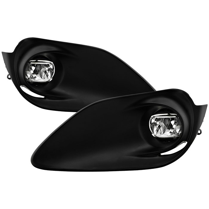 ( Spyder ) Fits Toyota Prius C 2018 OEM Style LED Fog Lights w/OEM Fit Switch - Clear
