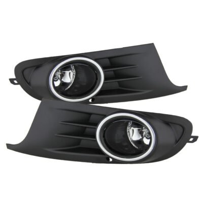 Fits Volkswagen Golf TDI TSI/Jetta Sportwagen 2010-2014 (Standard Golf Bumper Only. Do Not Fit GDI / GTI ) OEM Style Fog Lights w/Switch - Clear