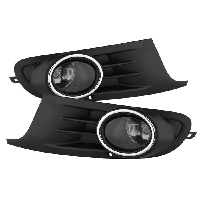 Fits Volkswagen Golf TDI TSI/Jetta Sportwagen 2010-2014 (Standard Golf Bumper Only. Do Not Fit GDI / GTI ) OEM Style Fog Lights w/Switch - Smoked