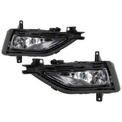 ( Spyder ) Fits Volkswagen Golf 2018-2020 OEM Style Fog Lights W/Universal Switch - Clear