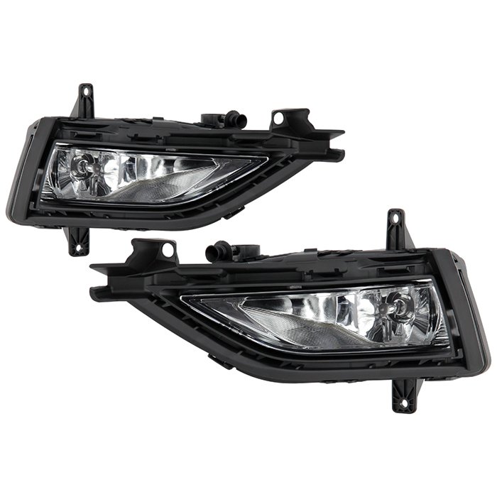 ( Spyder ) Fits Volkswagen Golf 2018-2020 OEM Style Fog Lights W/Universal Switch - Clear