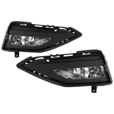 ( Spyder ) Fits Volkswagen Jetta 2019-2020 OEM Style Fog Lights w/Universal Switch- Clear