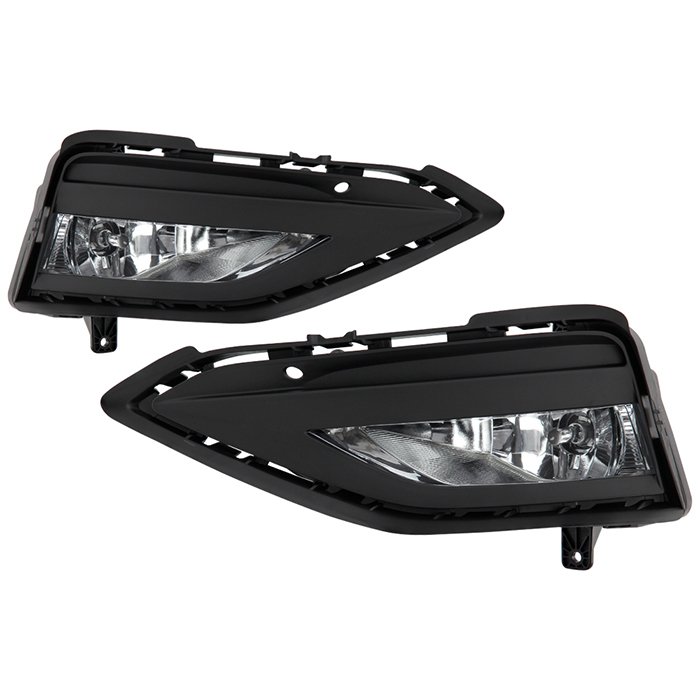 ( Spyder ) Fits Volkswagen Jetta 2019-2020 OEM Style Fog Lights w/Universal Switch- Clear