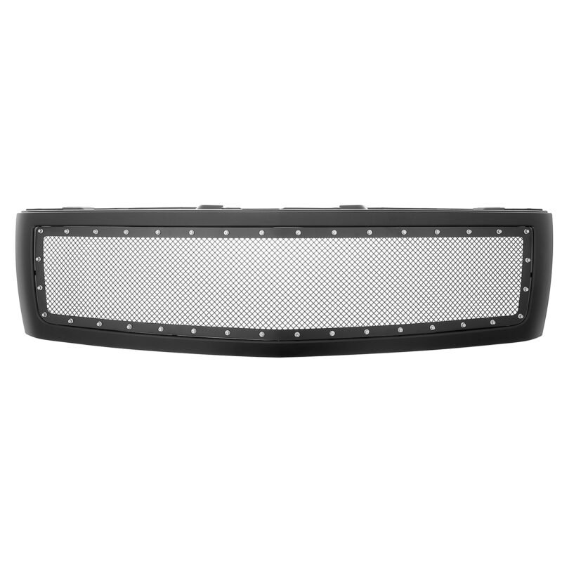 Fits 2007-2013 Chevy Silverado 1500 (only for models with logo height exceeding center bar) Main Upper Package Grille