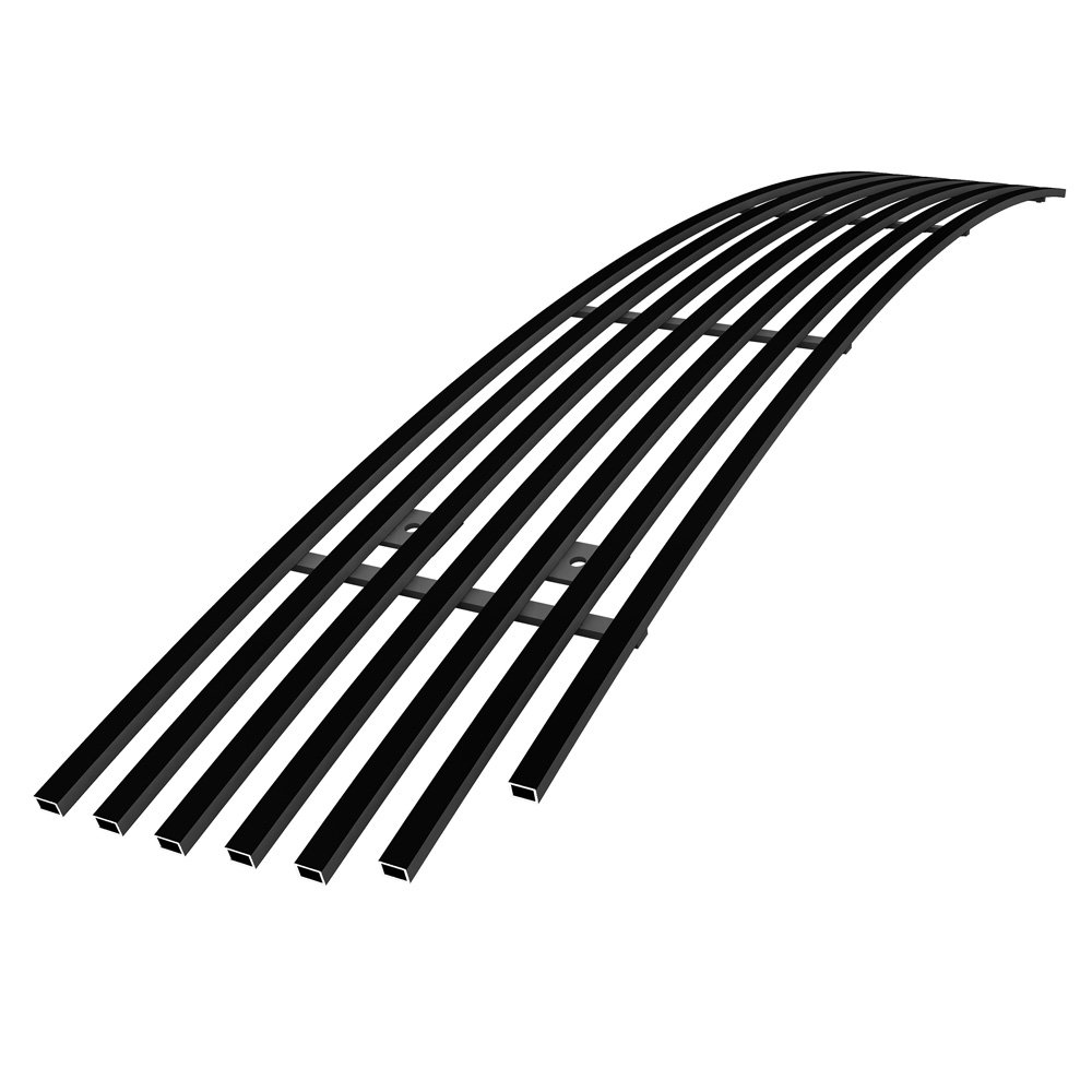 Fits 2008-2010 Honda Accord Coupe Lower Bumper Black Stainless Steel Billet Grille - Image 2