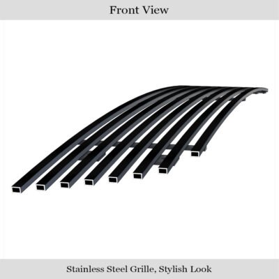 Fits 2006-2007 Honda Accord Coupe Lower Bumper Black Stainless Steel Billet Grille