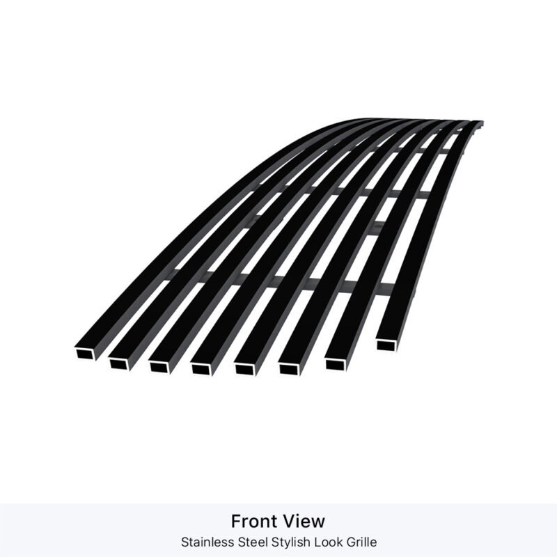 Fits 1996-1997 Honda Accord Lower Bumper Black Stainless Steel Billet Grille