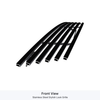 Fits 1994-1997 Honda Accord Main Upper Black Stainless Steel Billet Grille