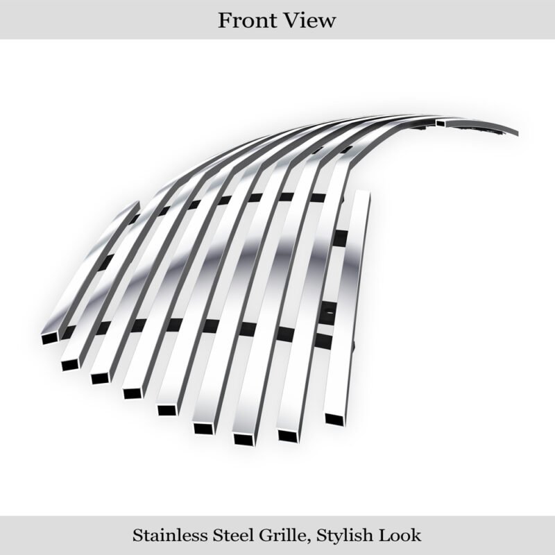Fits 2014-2016 Kia Forte Main Upper Stainless Steel Billet Grille