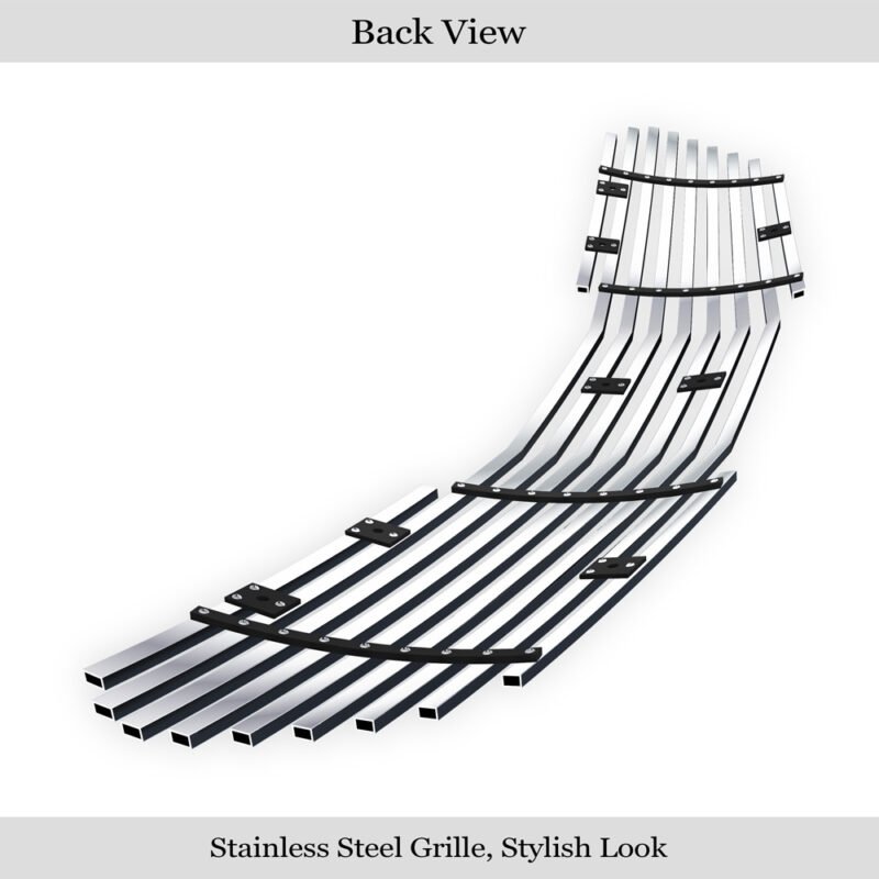 Fits 2014-2016 Kia Forte Main Upper Stainless Steel Billet Grille - Image 2