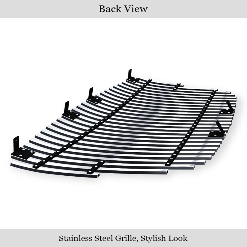 Fits 2004-2006 Kia Amanti Main Upper Stainless Steel Billet Grille - Image 2