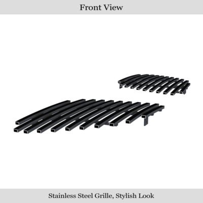 Fits 	 2005-2009 Pontiac G6 Not For GXP Model Main Upper Black Stainless Steel Billet Grille