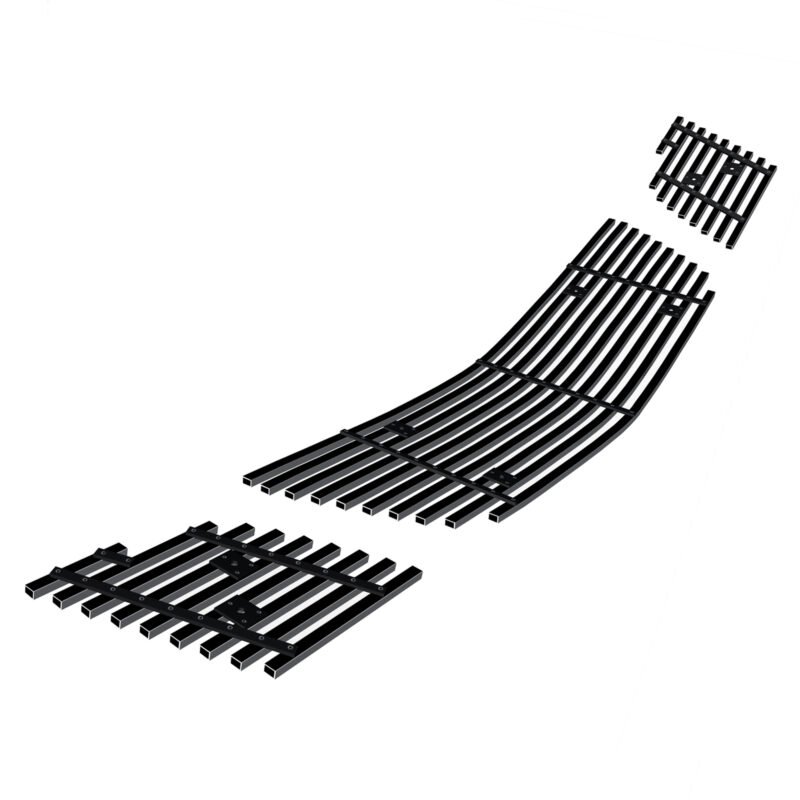 Fits  2007-2009 Saturn Sky Red Line Lower Bumper Black Stainless Steel Billet Grille - Image 2