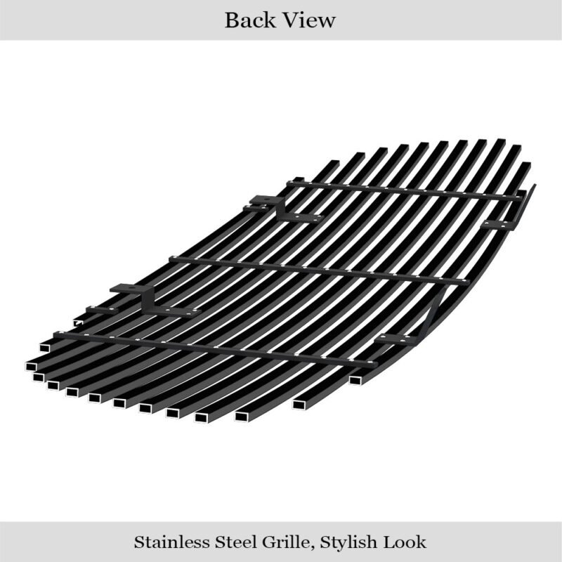 Fits  2006-2009 Buick Lucerne Not for Super Model Main Upper Black Stainless Steel Billet Grille - Image 2