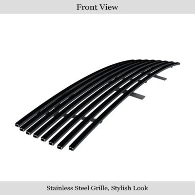 Fits 2006-2007 Saturn Vue Not For Red Line Lower Bumper Black Stainless Steel Billet Grille