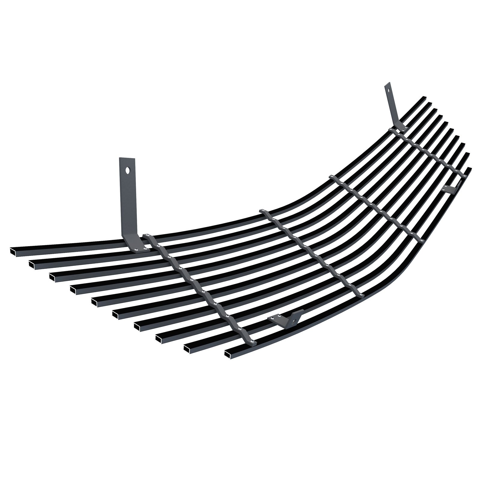 Fits 2007-2009 Saturn Aura Main Upper Black Stainless Steel Billet Grille - Image 3