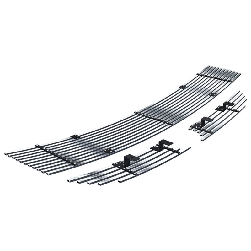 Fits 2014-2019 Toyota 4Runner Not For Limited Edition Main Upper + Lower Bumper Stainless Steel Billet Grille