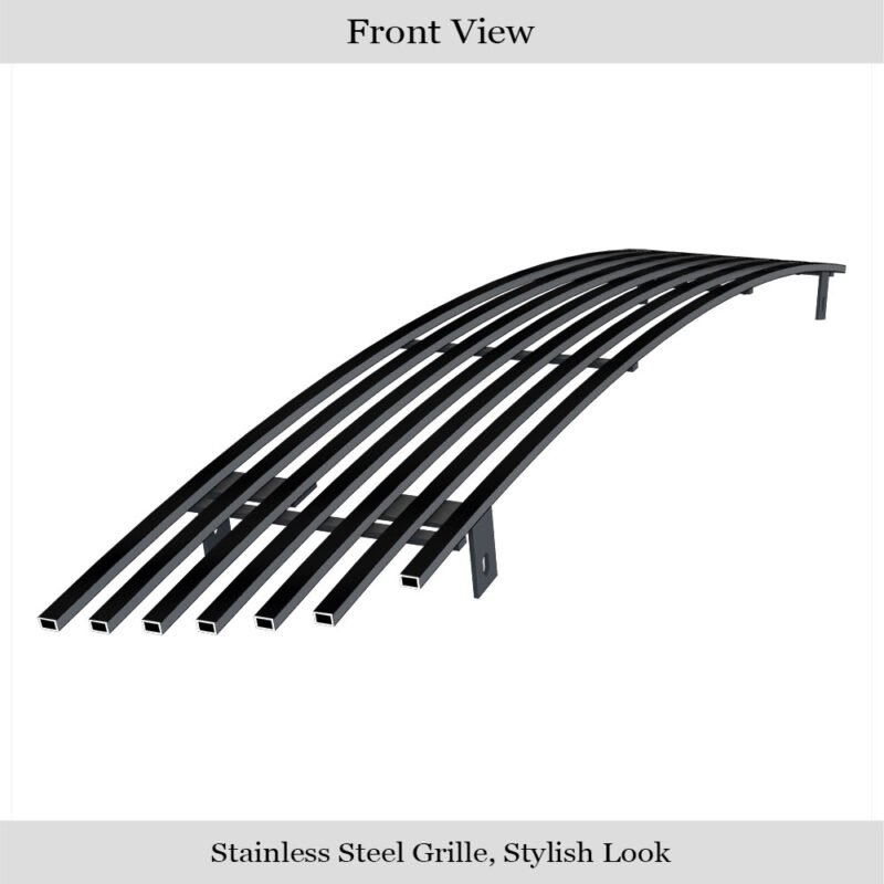 Fits 1996-1998 Toyota 4Runner Main Upper Black Stainless Steel Billet Grille - Image 2