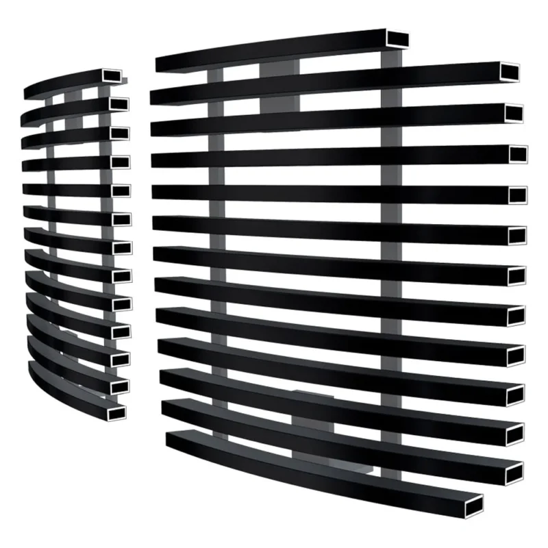 Fits 2003-2007 Cadillac CTS Fog Light Cover Black Stainless Steel Billet Grille - Image 2