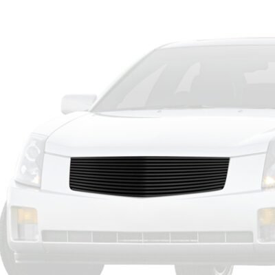 Fits 2003-2007 Cadillac CTS Main Upper Black Stainless Steel Billet Grille