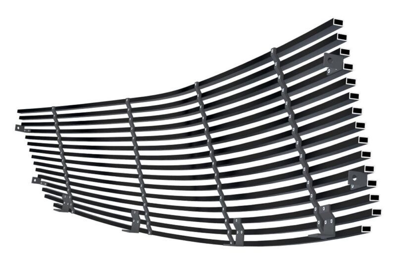 Fits 2003-2007 Cadillac CTS Main Upper Black Stainless Steel Billet Grille - Image 4