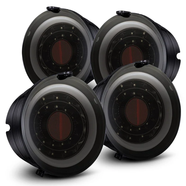 Fits 05-13 Chevrolet Corvette PRO-Series LED Tail Lights Jet Black