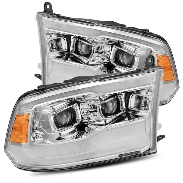 Fits 09-18 Ram Truck MK II PRO-Series Halogen Projector Headlights Chrome