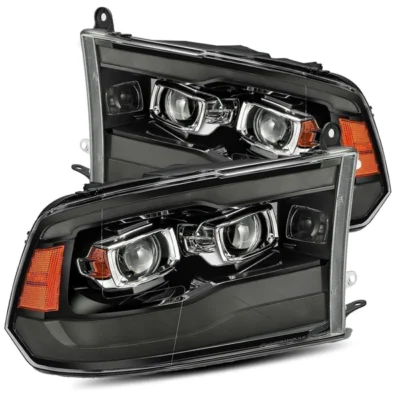 Fits 09-18 Ram Truck MK II PRO-Series Halogen Projector Headlights Jet Black