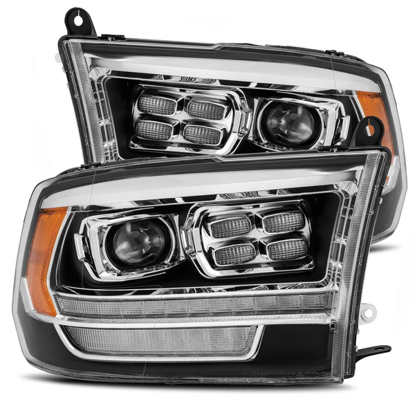 Fits 09-18 Ram Truck PRO-Series (5th Gen 2500 Style) Projector Headlights Black
