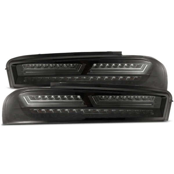 Fits 16-18 Chevrolet Camaro PRO-Series LED Tail Lights Jet Black