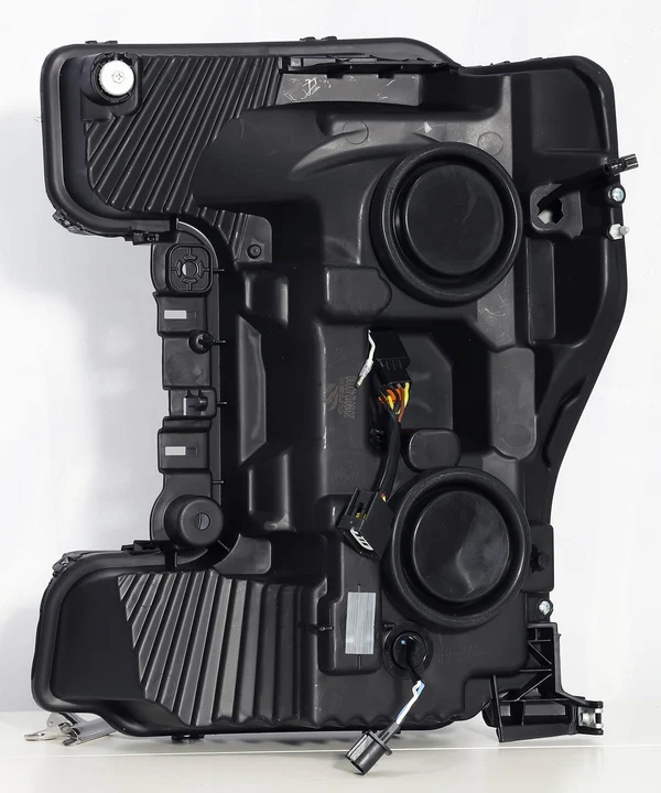 Fits 17-19 Ford Super Duty PRO-Series Halogen Projector Headlights Black - Image 3