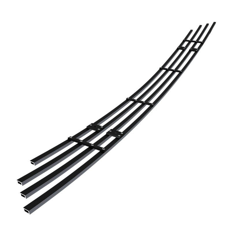 Fits 2013-2016 GMC Acadia Lower Bumper Black Stainless Steel Billet Grille - Image 2
