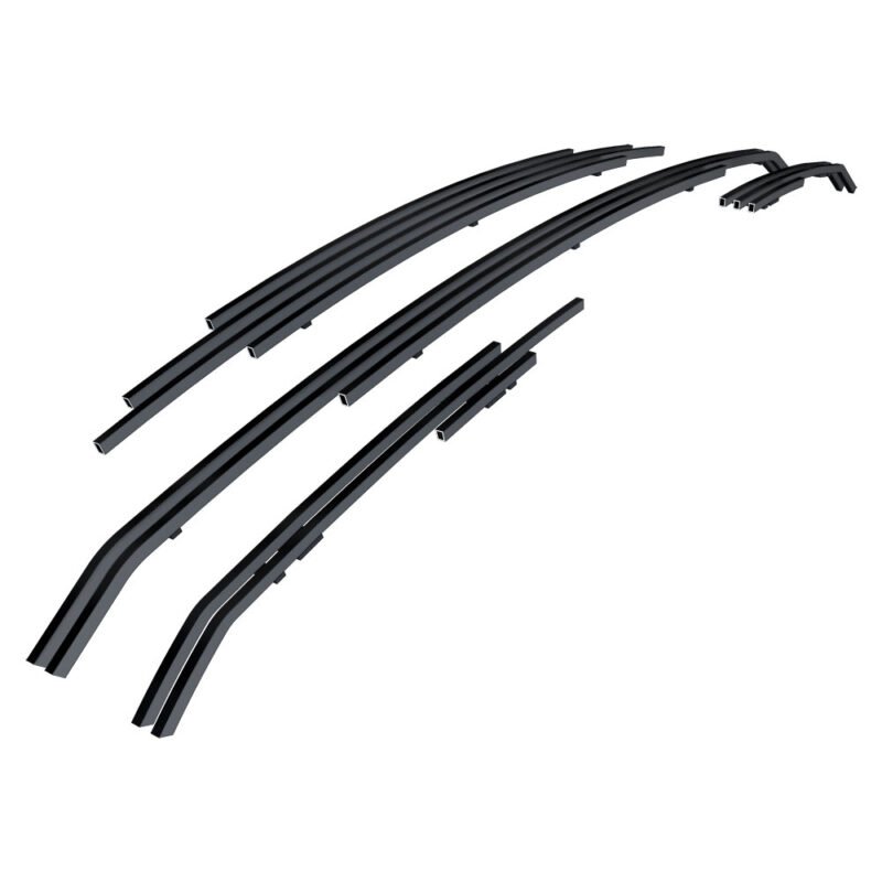 Fits 2017-2019 GMC Acadia Main Upper Black Stainless Steel Billet Grille
