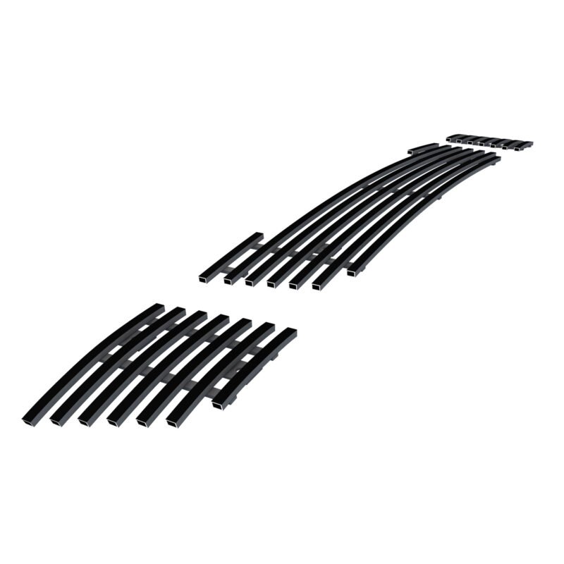 Fits 2007-2012 GMC Acadia Lower Bumper Black Stainless Steel Billet Grille