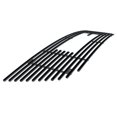 Fits 2007-2012 GMC Acadia Main Upper Black Stainless Steel Billet Grille
