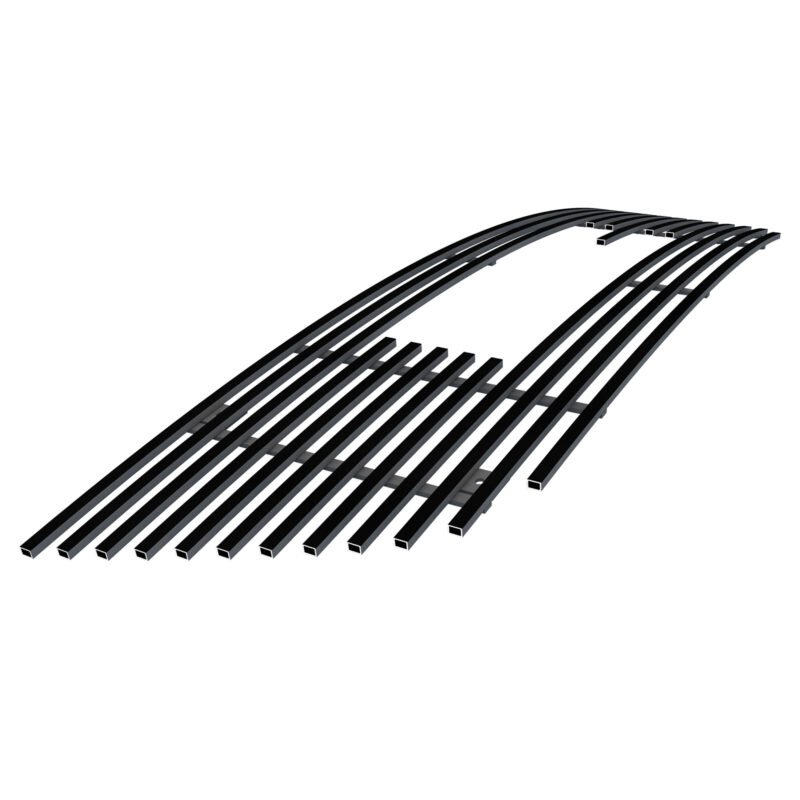 Fits 2007-2012 GMC Acadia Main Upper Black Stainless Steel Billet Grille