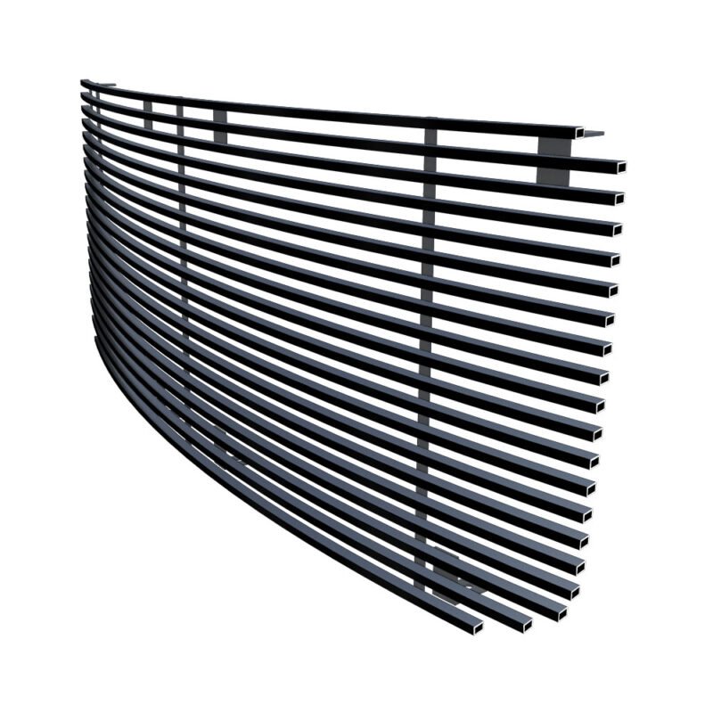 Fits 2013-2016 GMC Acadia With Logo Cover Main Upper Black Stainless Steel Billet Grille