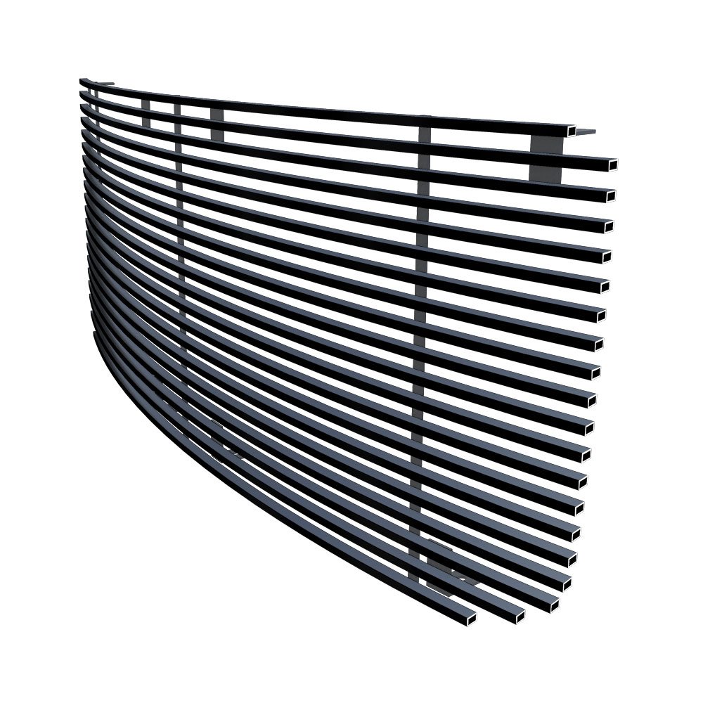 Fits 2013-2016 GMC Acadia With Logo Cover Main Upper Black Stainless Steel Billet Grille