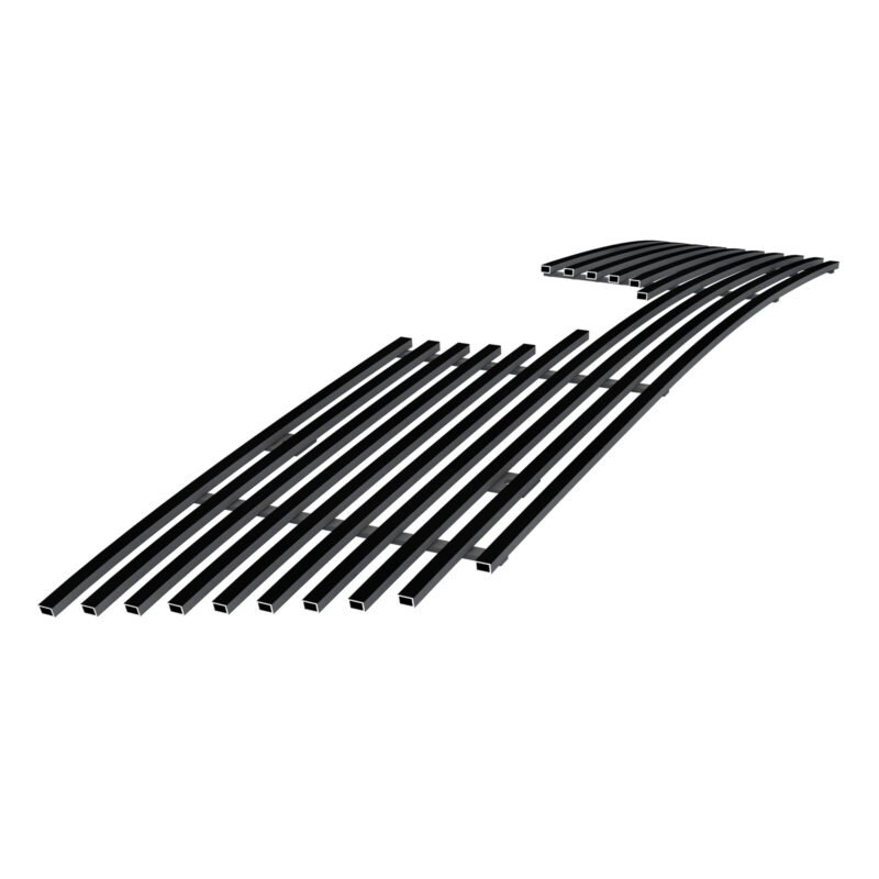 Fits 2017-2020 Honda Ridgeline Main Upper Black Stainless Steel Billet Grille