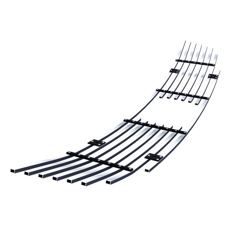 Fits 2008-2010 Honda Accord Sedan Logo Show Main Upper Stainless Steel Billet Grille - Image 2
