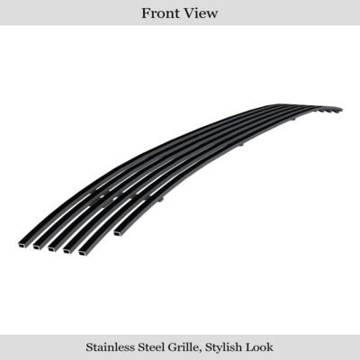 Fits 2017-2020 Honda Ridgeline Lower Bumper Black Stainless Steel Billet Grille
