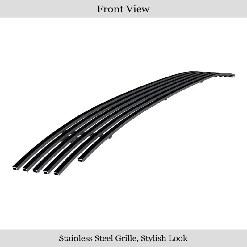 Fits 2017-2020 Honda Ridgeline Lower Bumper Black Stainless Steel Billet Grille