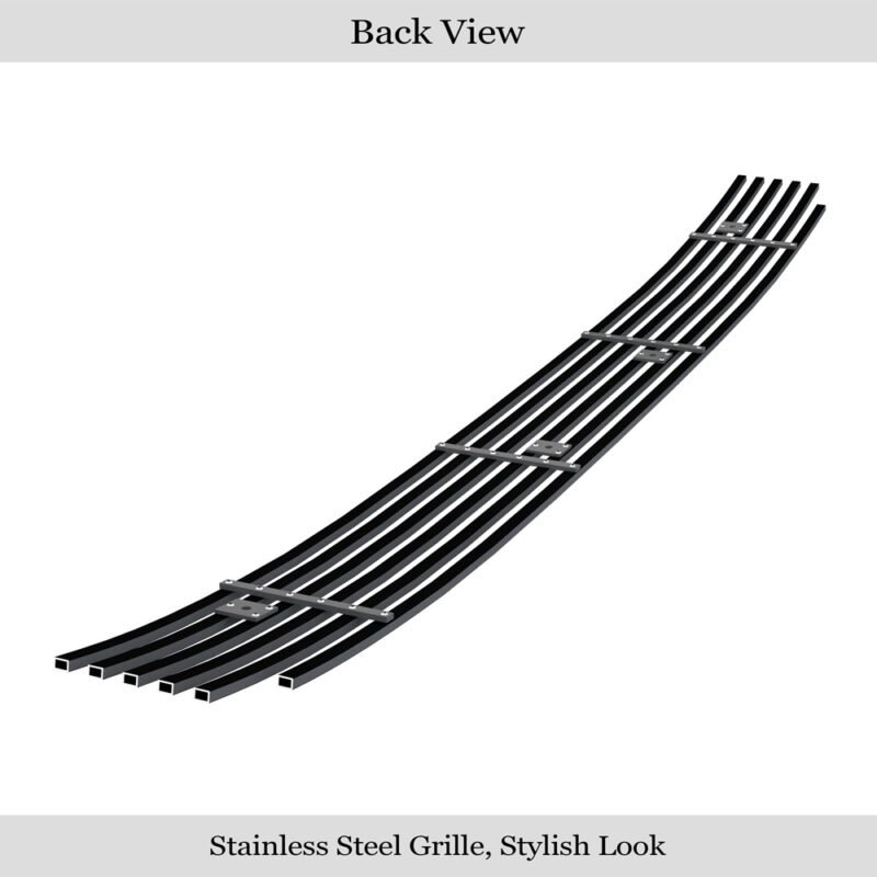 Fits 2017-2020 Honda Ridgeline Lower Bumper Black Stainless Steel Billet Grille - Image 2