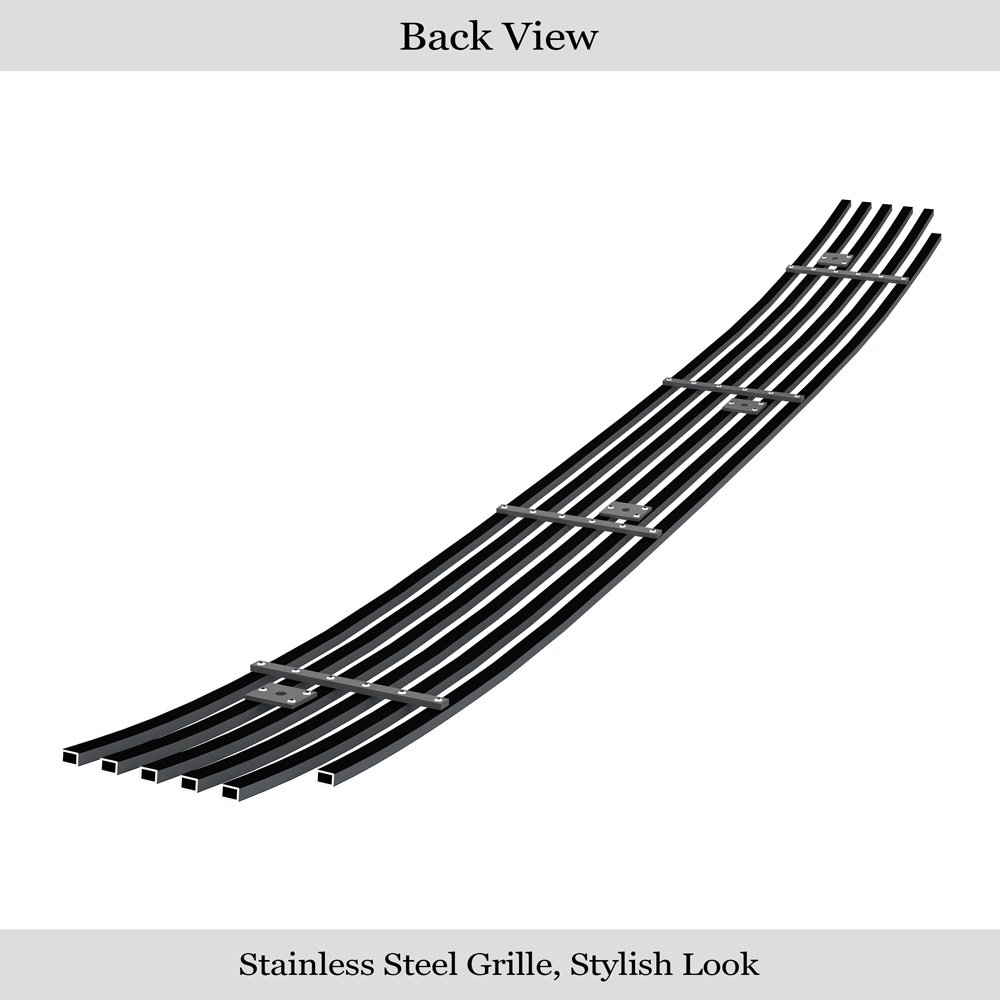 Fits 2017-2020 Honda Ridgeline Lower Bumper Black Stainless Steel Billet Grille - Image 2