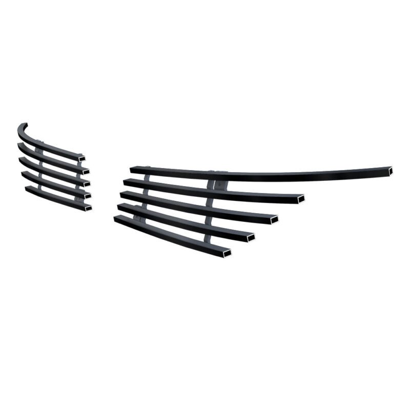 Fits 2017-2019 Honda CR-V Main Upper Black Stainless Steel Billet Grille