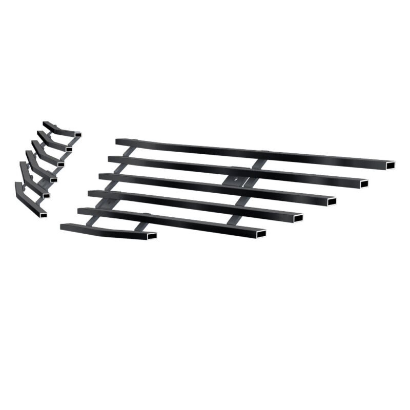 Fits 2012-2013 Honda Fit Base Model with logo show Main Upper Black Stainless Steel Billet Grille