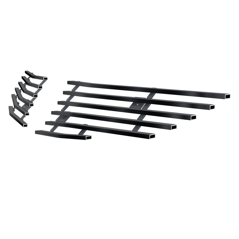 Fits 2012-2013 Honda Fit Base Model with logo show Main Upper Black Stainless Steel Billet Grille