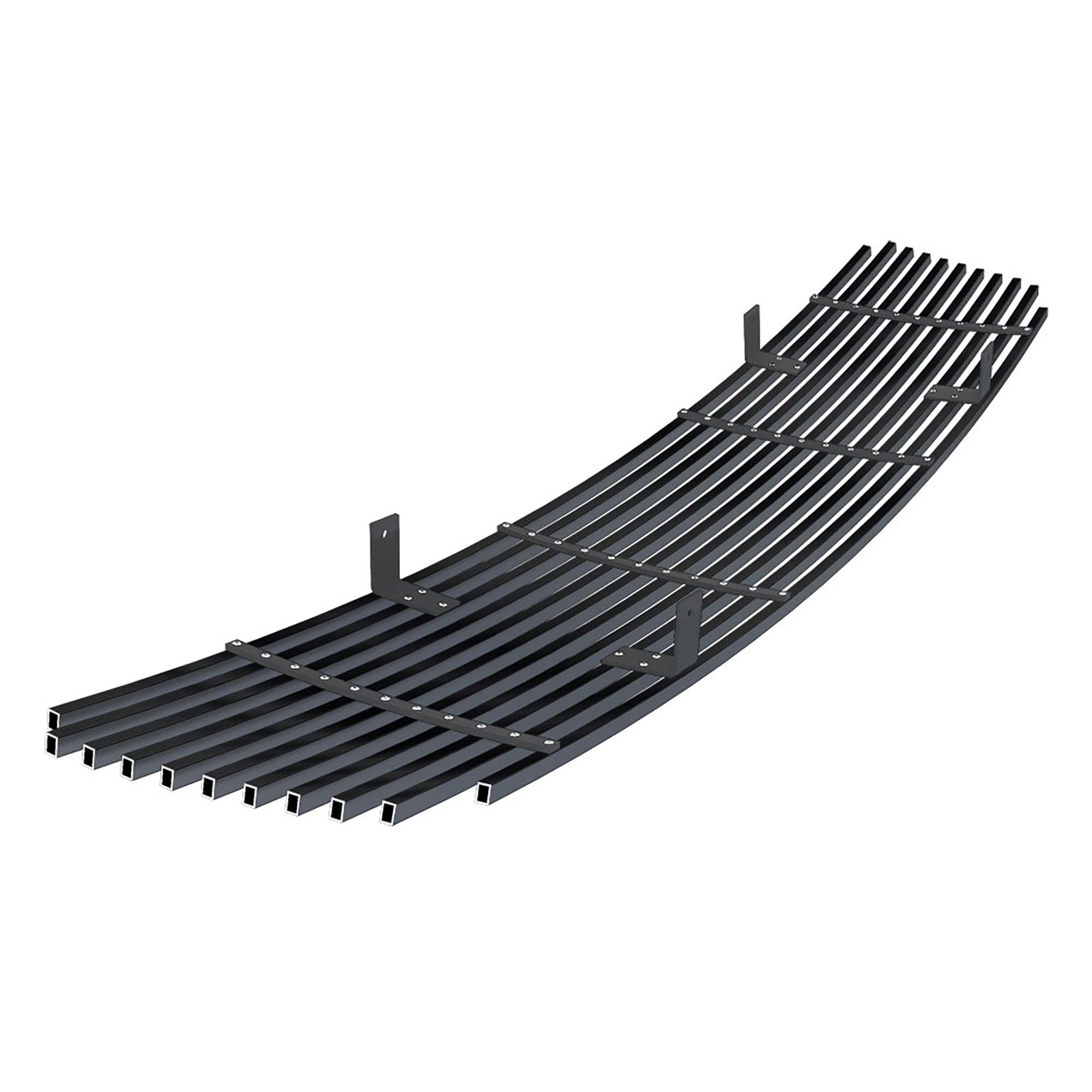 Fits 2012-2013 Honda Fit Sport Lower Bumper Black Stainless Steel Billet Grille