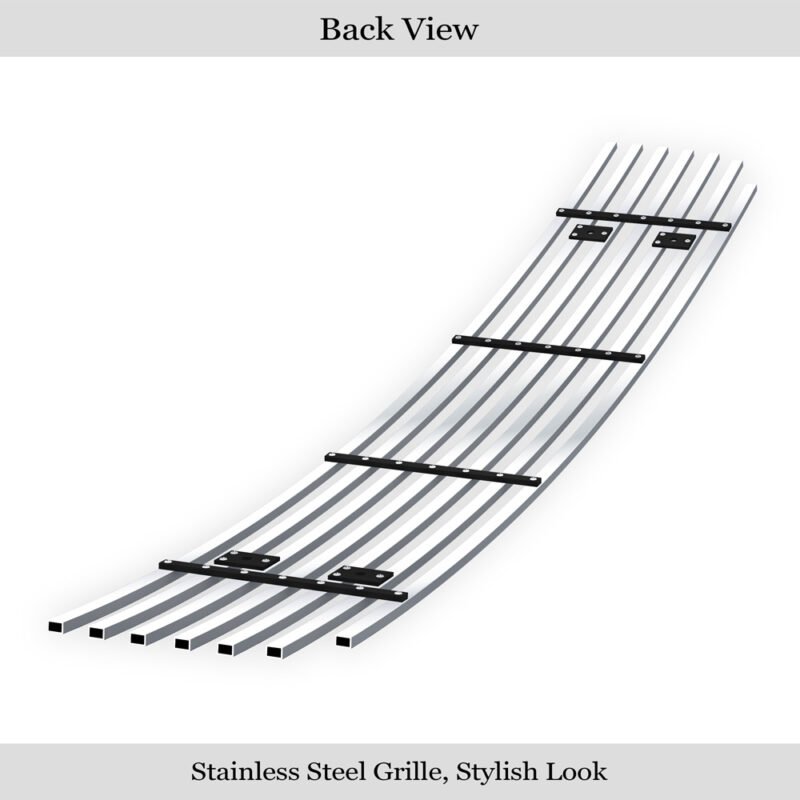 Fits 2008-2010 Honda Accord Coupe Lower Bumper Stainless Steel Billet Grille - Image 2