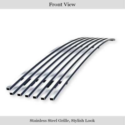 Fits 2008-2010 Honda Accord Sedan Not For V6 Lower Bumper Stainless Steel Billet Grille